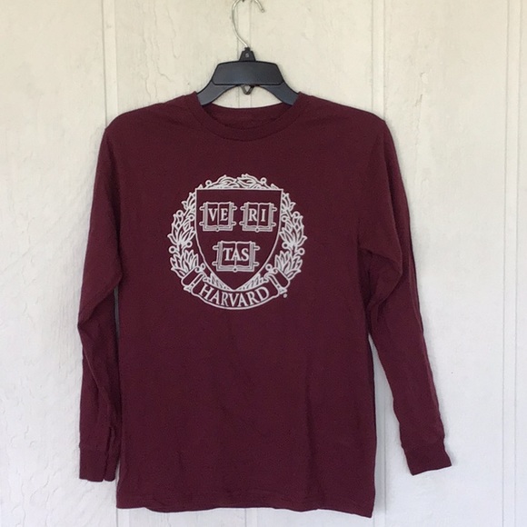 HARVARD UNIVERSITY LONG SLEEVED RETRO T SHIRT SMALL - Picture 6 of 8